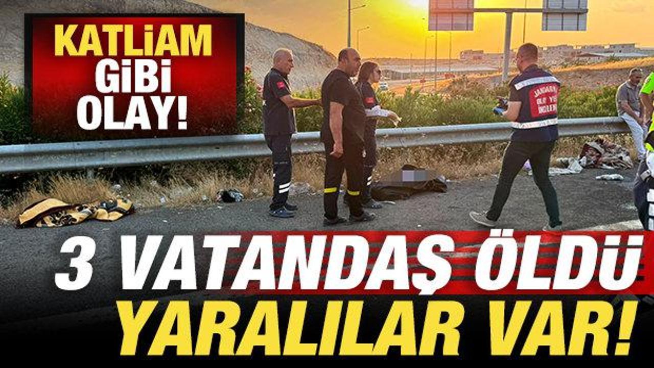 Sanliurfada katliam gibi kaza 3 vatandas oldu yaralilar var K3n5nOnu